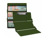 WhiteCoat Clipboard® Trifold - Army Green Nursing Edition